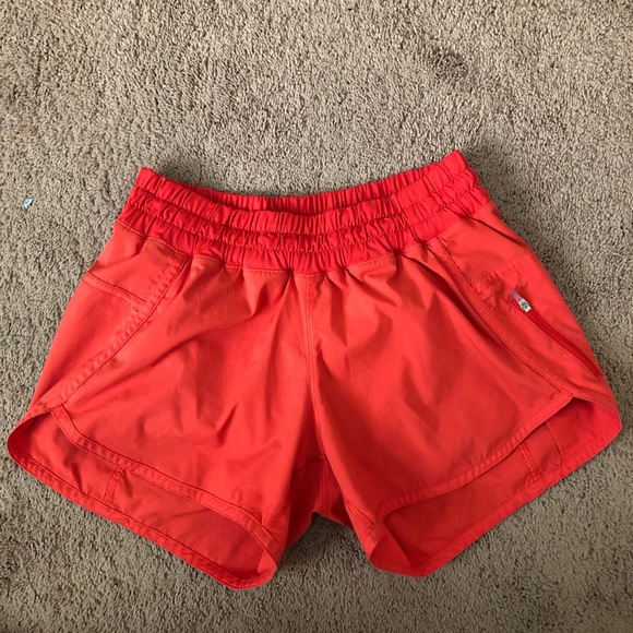 lululemon athletica Pants - Lululemon Orange Tracker Short V 4” Shorts lululemon athletica Pants - Lululemon Orange Tracker Short V 4” Shorts